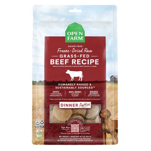 Freeze-Dried Grass-Fed Beef Patties (Dogs)