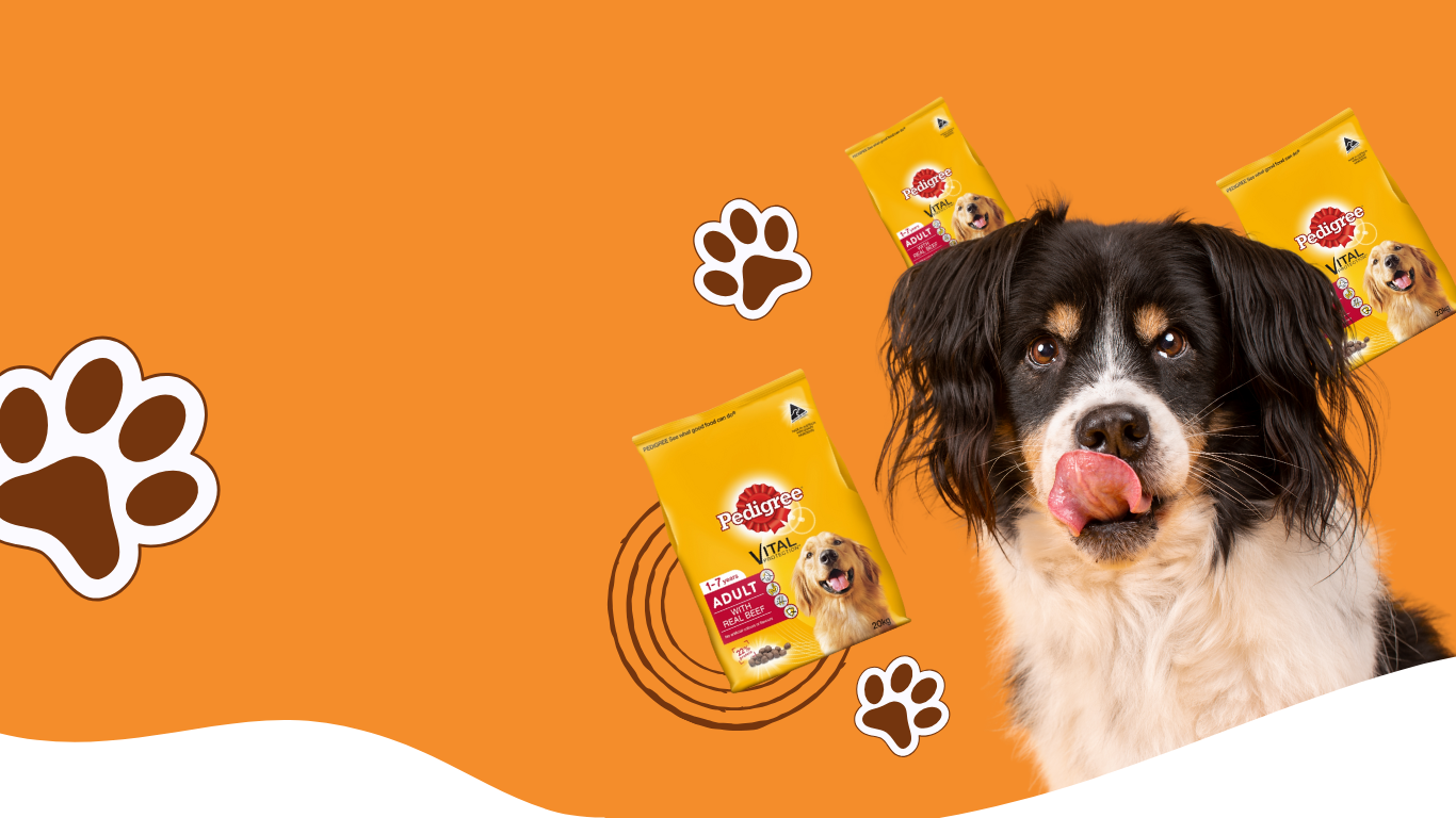 Pet food background 1